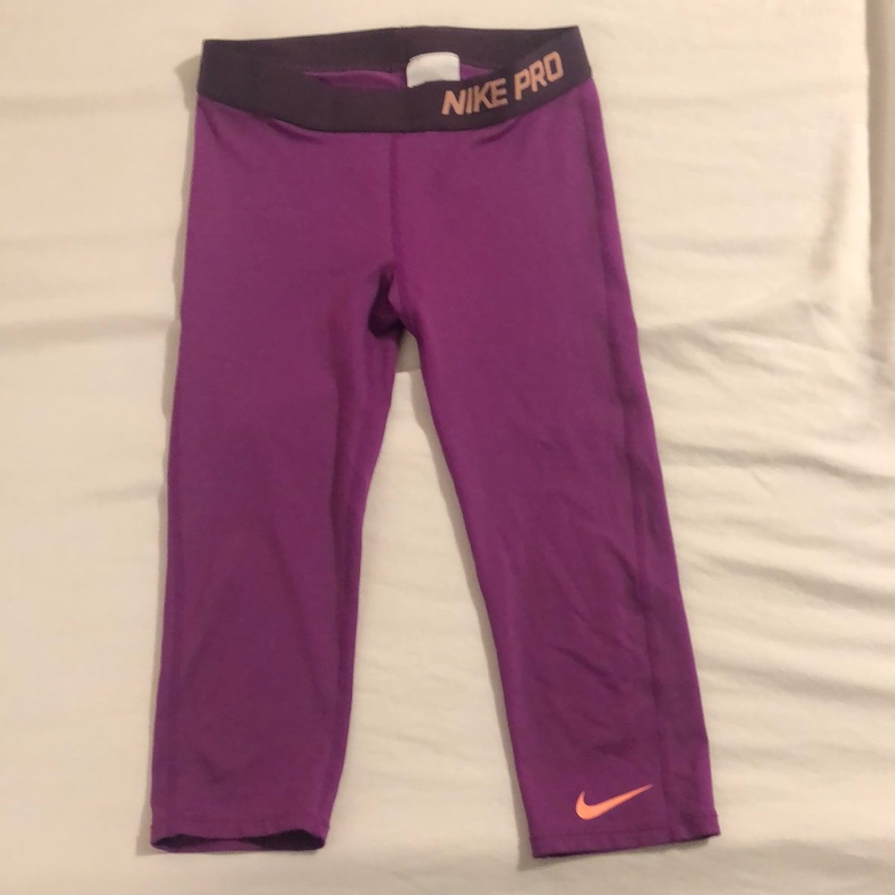 Girls Nike Pro Workout Tights